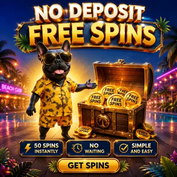 Französische Bulldogge als Gastgeber präsentiert No-Deposit-Bonus-Schatz bei Finnland No Deposit Free Spins Available Now